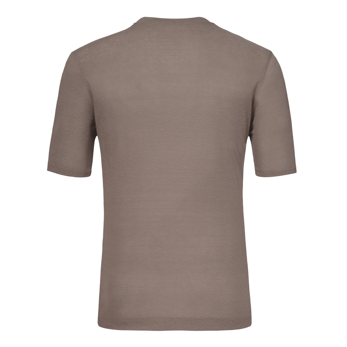 Cruciani Linen T - Shirt in Taupe Melange - SARTALE