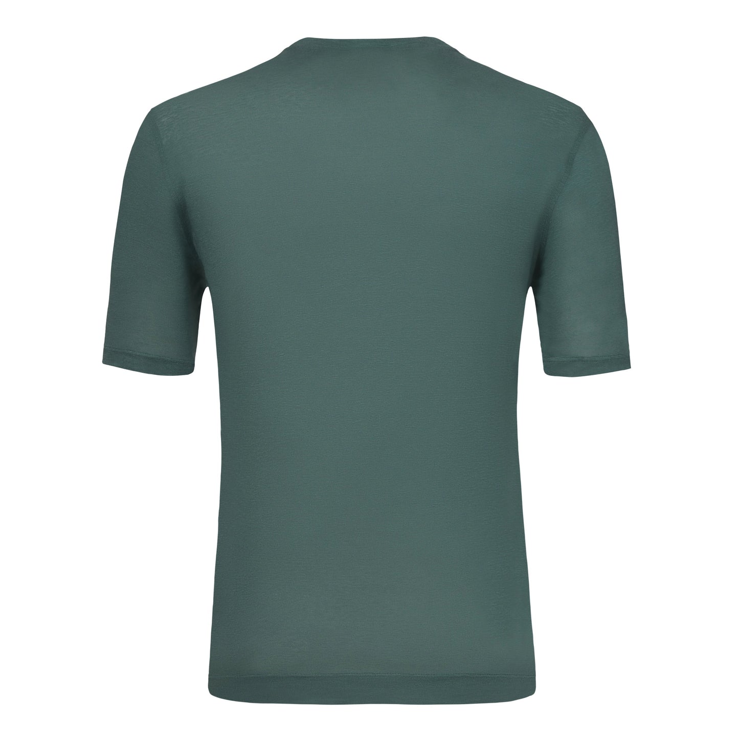 Cruciani Linen T - Shirt in Teal Melange - SARTALE
