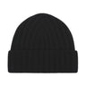 Cruciani Ribbed Cashmere Hat in Black - SARTALE