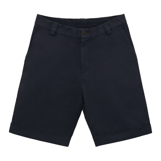 Cruciani Stretch - Cotton Short Pants in Dark Blue - SARTALE