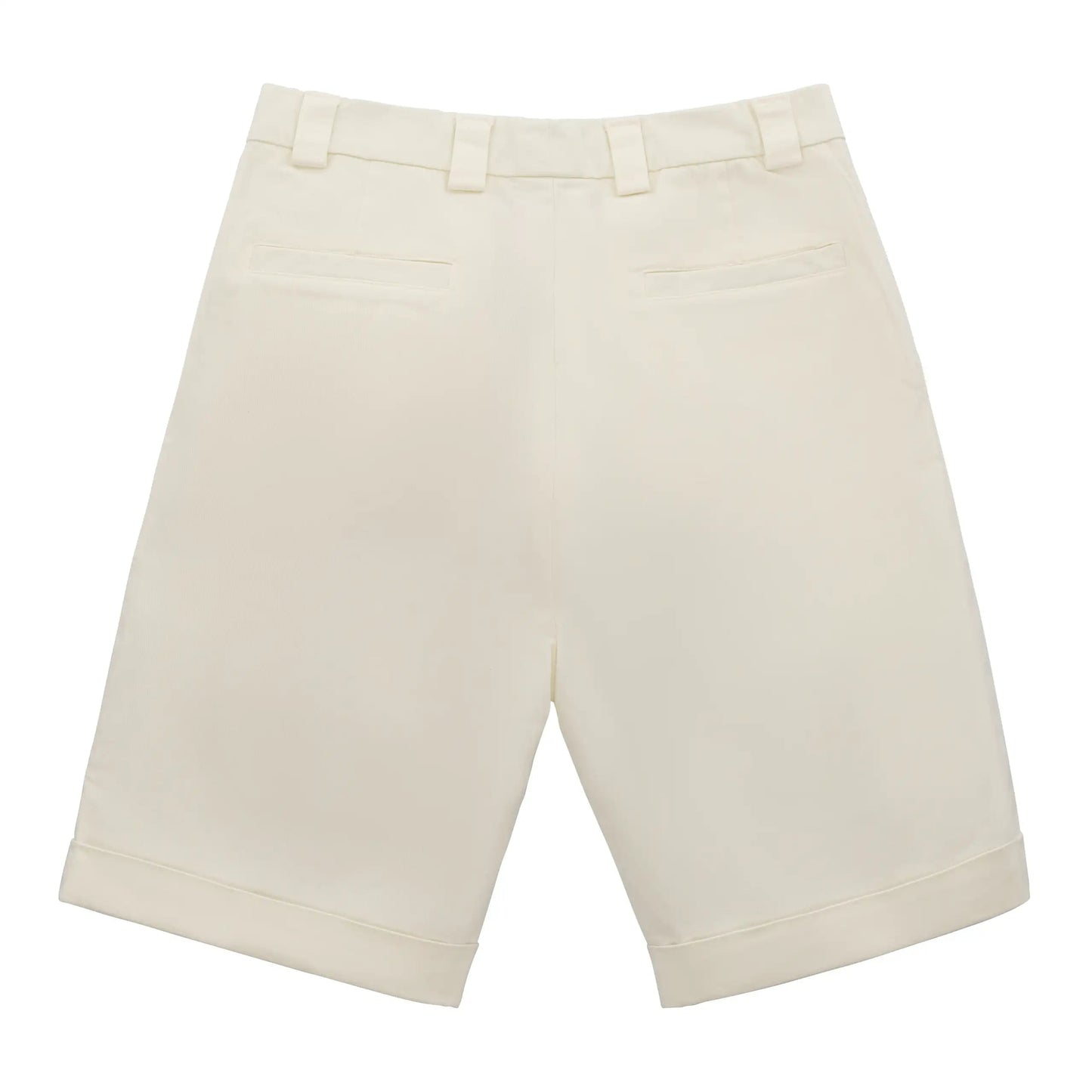 Cruciani Stretch - Cotton Short Pants in White - SARTALE