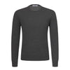 Cruciani Wool Crew - Neck Sweater in Grey Melange - SARTALE