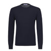 Cruciani Wool Crew - Neck Sweater in Suit Blue - SARTALE