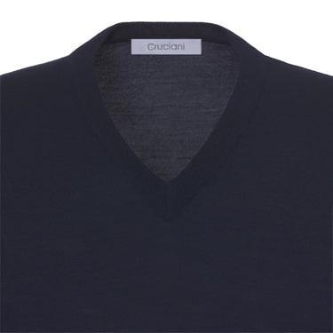 Cruciani Wool Gilet in Crow Blue - SARTALE