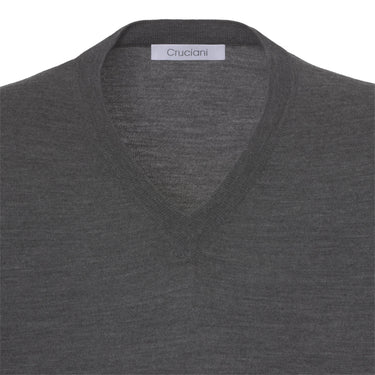 Cruciani Wool Gilet in Grey Melange - SARTALE