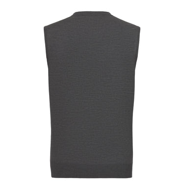 Cruciani Wool Gilet in Grey Melange - SARTALE