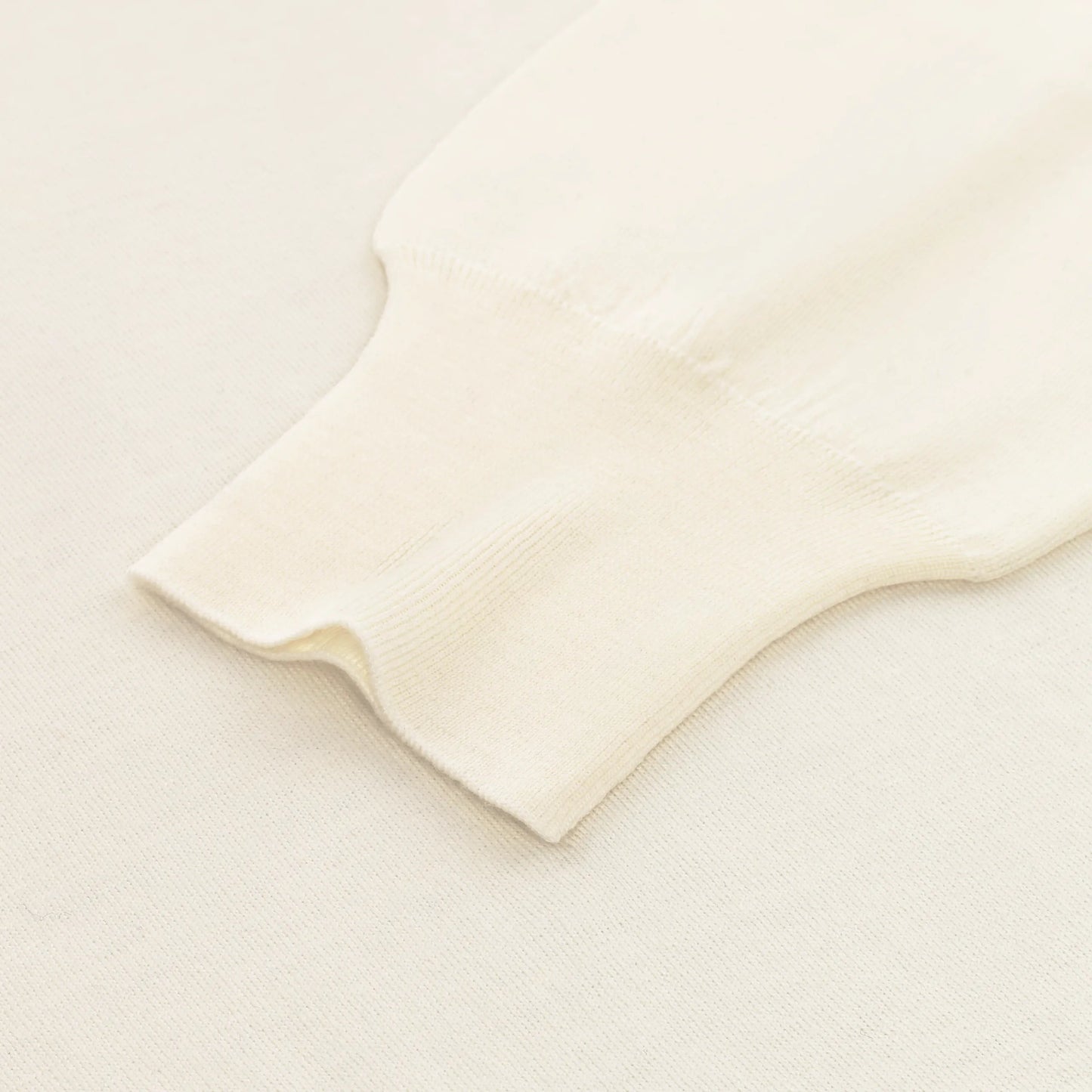 Cruciani Wool Long Sleeve Polo Shirt in White - SARTALE