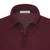 Cruciani Wool Sweater Polo Shirt in Red Rusty - SARTALE