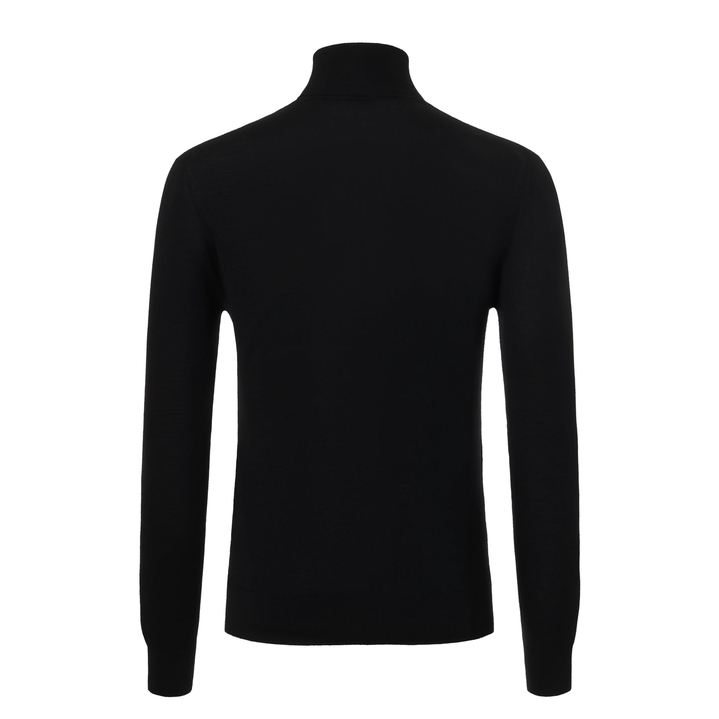 Cruciani Wool Turtleneck Sweater in Black - SARTALE