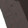 De Petrillo Double - Breasted Checked Wool Coat in Multicolor. Exclusively Made for Sartale - SARTALE