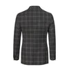 De Petrillo Single - Breasted Glencheck Wool - Blend Jacket in Grey - SARTALE