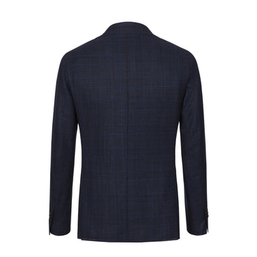 De Petrillo Single - Breasted Wool and Cashmere Jacket in Navy Blue. Exclusively Made for Sartale - SARTALE