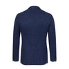 De Petrillo Single - Breasted Wool - Blend Jacket in Blue Melange - SARTALE