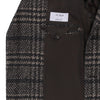 De Petrillo Single - Breasted Wool Coat in Black and Warm White. Exclusively Made for Sartale - SARTALE