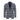 De Petrillo Single - Breasted Wool - Silk Blend Jacket in Blue Check - SARTALE