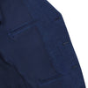 De Petrillo Single - Breasted Wool - Silk Blend Jacket in Royal Blue Melange - SARTALE