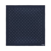 Drake's Silk Pocket Square in Navy Blue - SARTALE