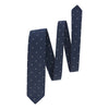 Drake's Woven Handrolled Silk - Blend Tie in Royal Blue - SARTALE