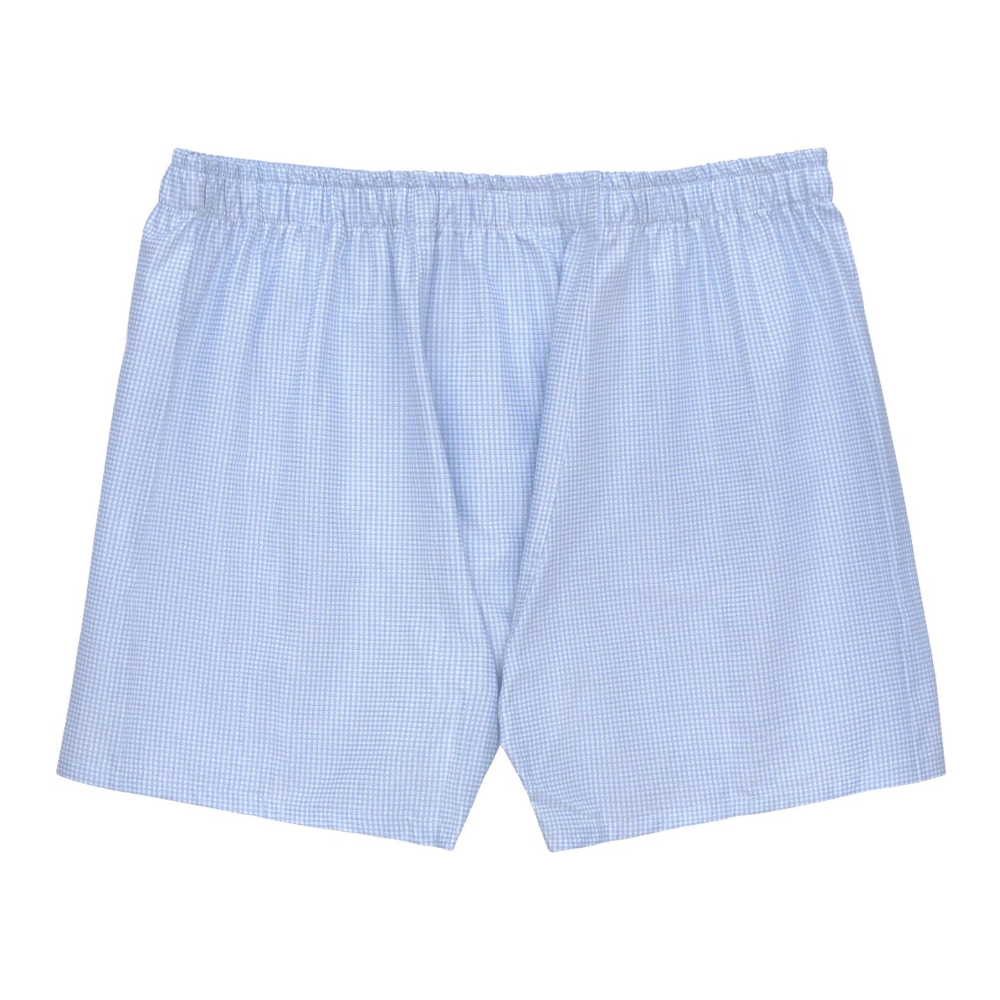 Emanuele Maffeis Checked Blue and White Boxer Shorts - SARTALE