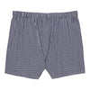 Emanuele Maffeis Checked Boxer Shorts in White and Blue - SARTALE