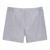 Emanuele Maffeis Fine - Checked Boxer Shorts in White and Blue - SARTALE