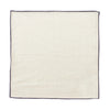 Finamore Cotton and Linen - Blend White Pocket Square - SARTALE