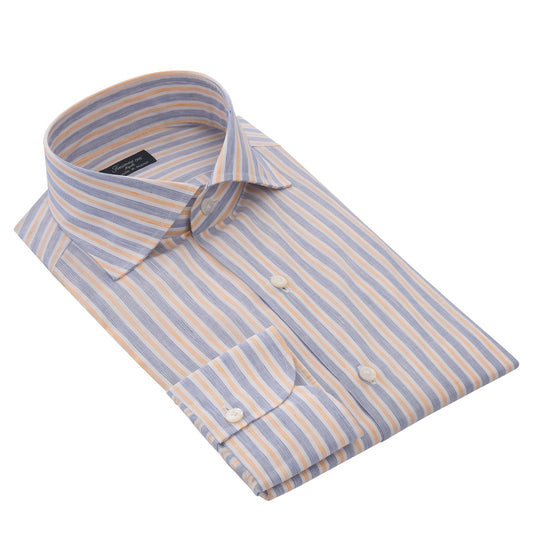 Finamore Striped Classic Napoli Shirt in Multicolor - SARTALE