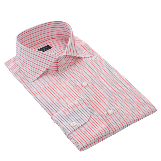 Finamore Striped Classic Napoli Shirt in Multicolor - SARTALE