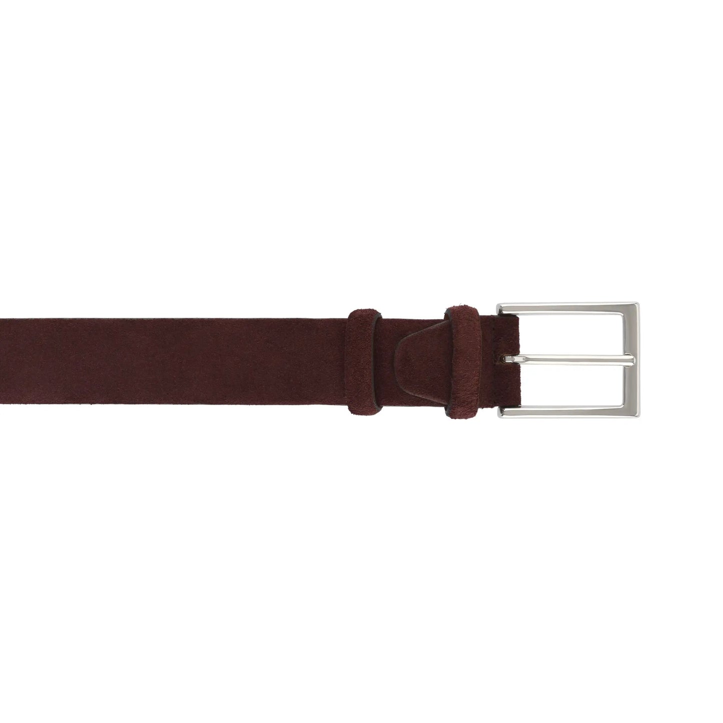 Finamore Suede Leather Belt in Brown - SARTALE