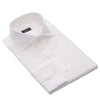 Finamore White Plain Cotton Shirt - SARTALE