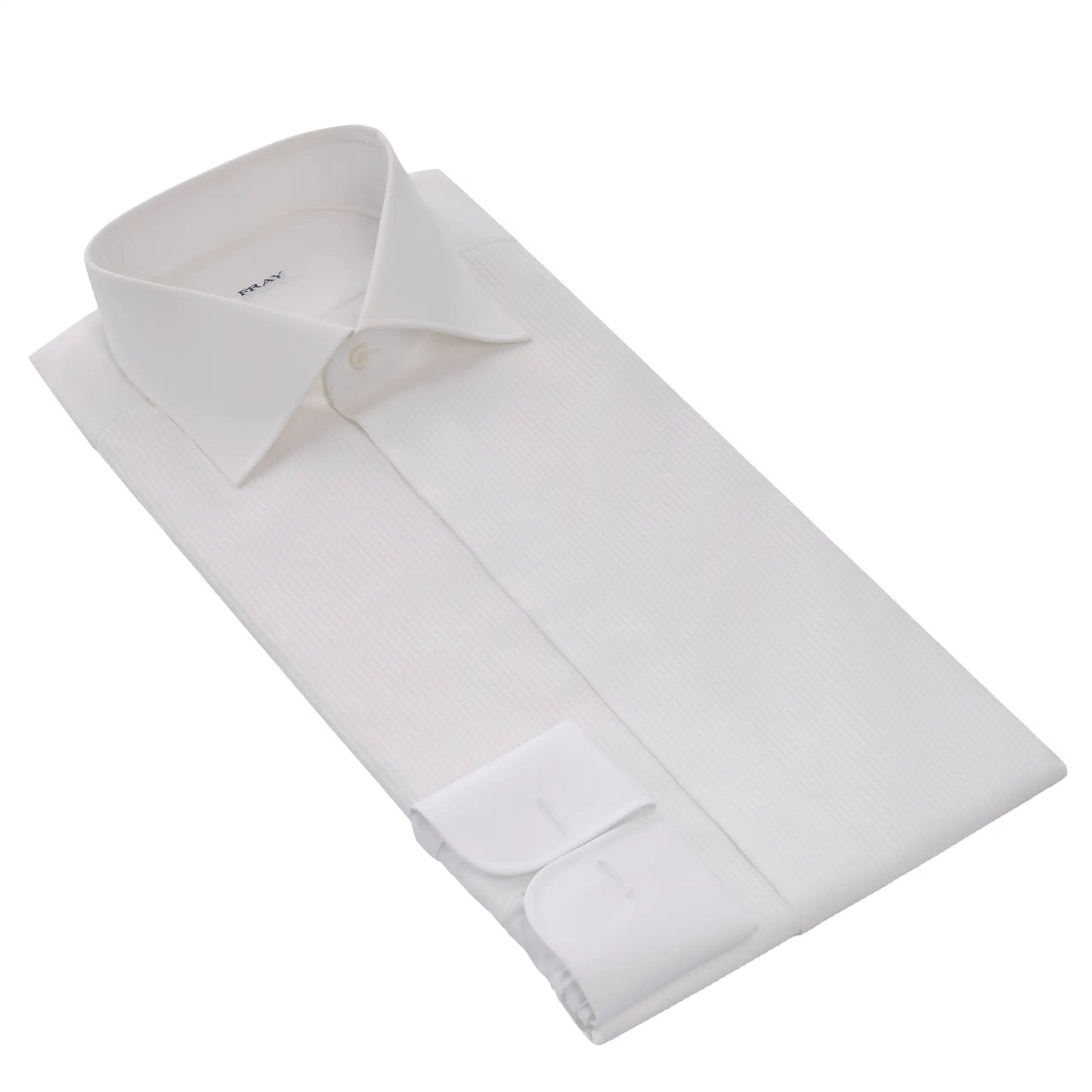 Fray Cotton Tailcoat Shirt in White - SARTALE