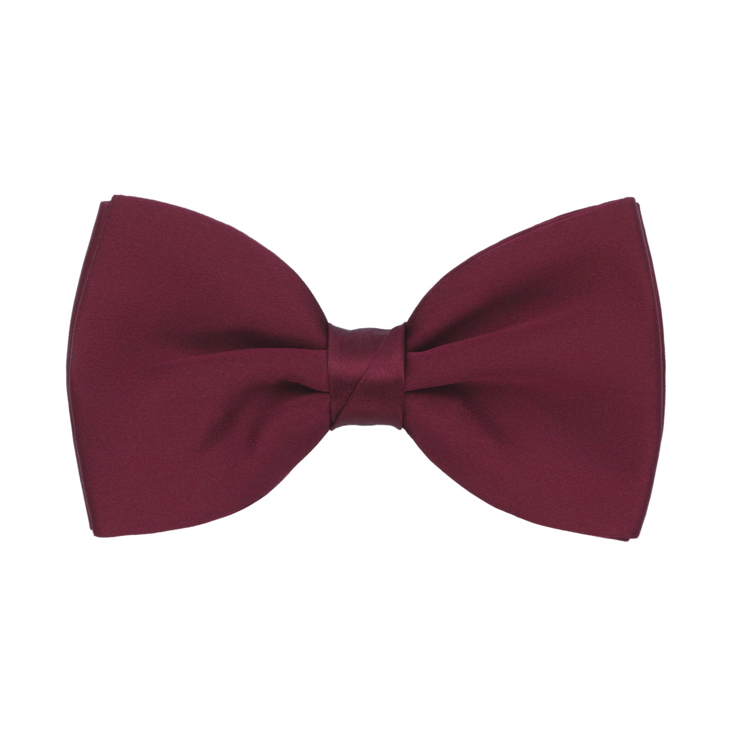 Fray Silk Bow Tie in Burgundy - SARTALE