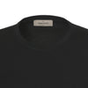 Gran Sasso Cotton Crew - Neck T - Shirt in Black - SARTALE