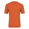Gran Sasso Cotton Crew - Neck T - Shirt in Bright Orange - SARTALE