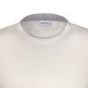 Gran Sasso Cotton Crew - Neck T - Shirt in Cream - SARTALE
