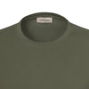 Gran Sasso Cotton Crew - Neck T - Shirt in Military Green - SARTALE