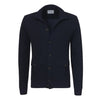Gran Sasso Cotton Jacket in Midnight Blue with Button Closure - SARTALE