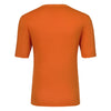 Gran Sasso Linen - Blend Crew - Neck T - Shirt in Bright Orange - SARTALE