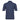 Gran Sasso Two - Button Linen - Blend Polo Shirt in Blue Melange - SARTALE