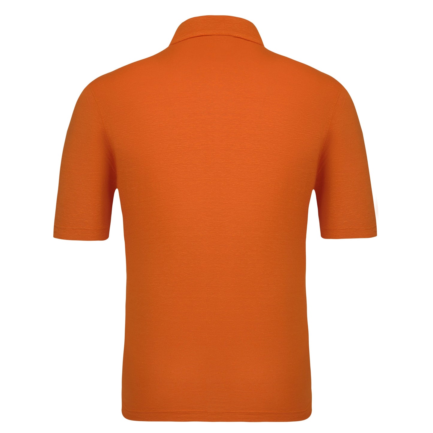 Orange polo shirt back hot sale