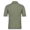 Gran Sasso Two - Button Linen - Blend Polo Shirt in Green Melange - SARTALE