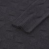 Gran Sasso Wool Ribbed Turtleneck in Smoking Night Blue - SARTALE