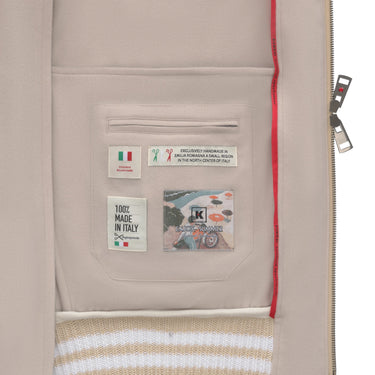 Kired Cashmere Blouson in Beige - SARTALE