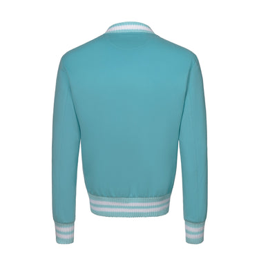 Kired Cashmere Blouson in Turqouise - SARTALE