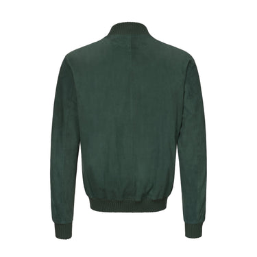 Kired Lambskin Blouson in Green - SARTALE