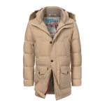Kired Raccoon Parka Jacket in Champagne - SARTALE