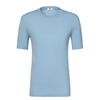 Kired Stretch - Cotton T - Shirt in Light Blue - SARTALE