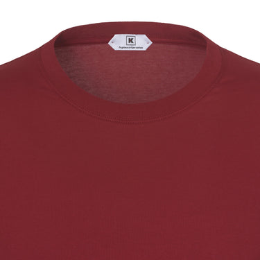 Kired Stretch - Cotton T - Shirt in Red - SARTALE