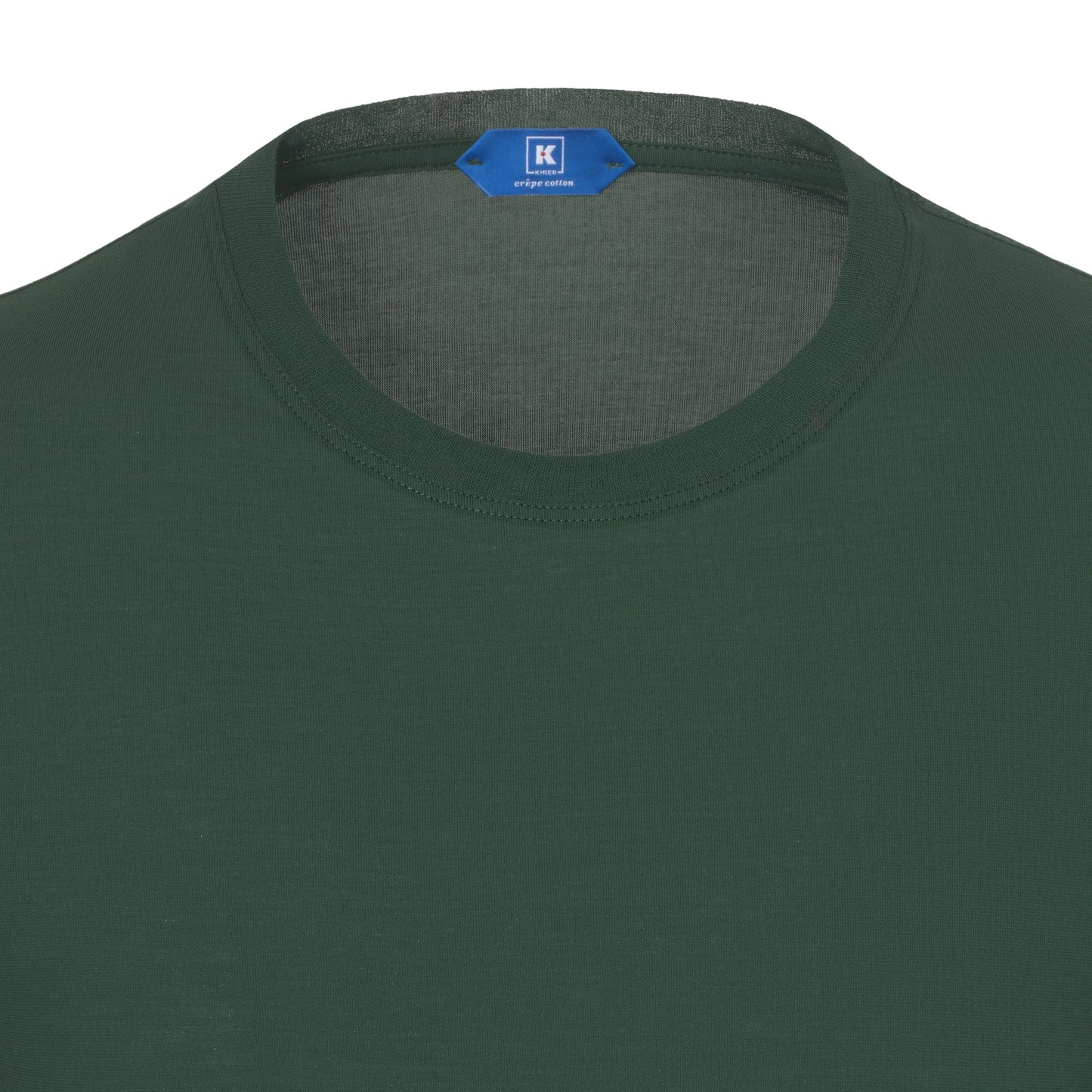 Kired Stretch - Cotton T - Shirt in Seaweed Green - SARTALE