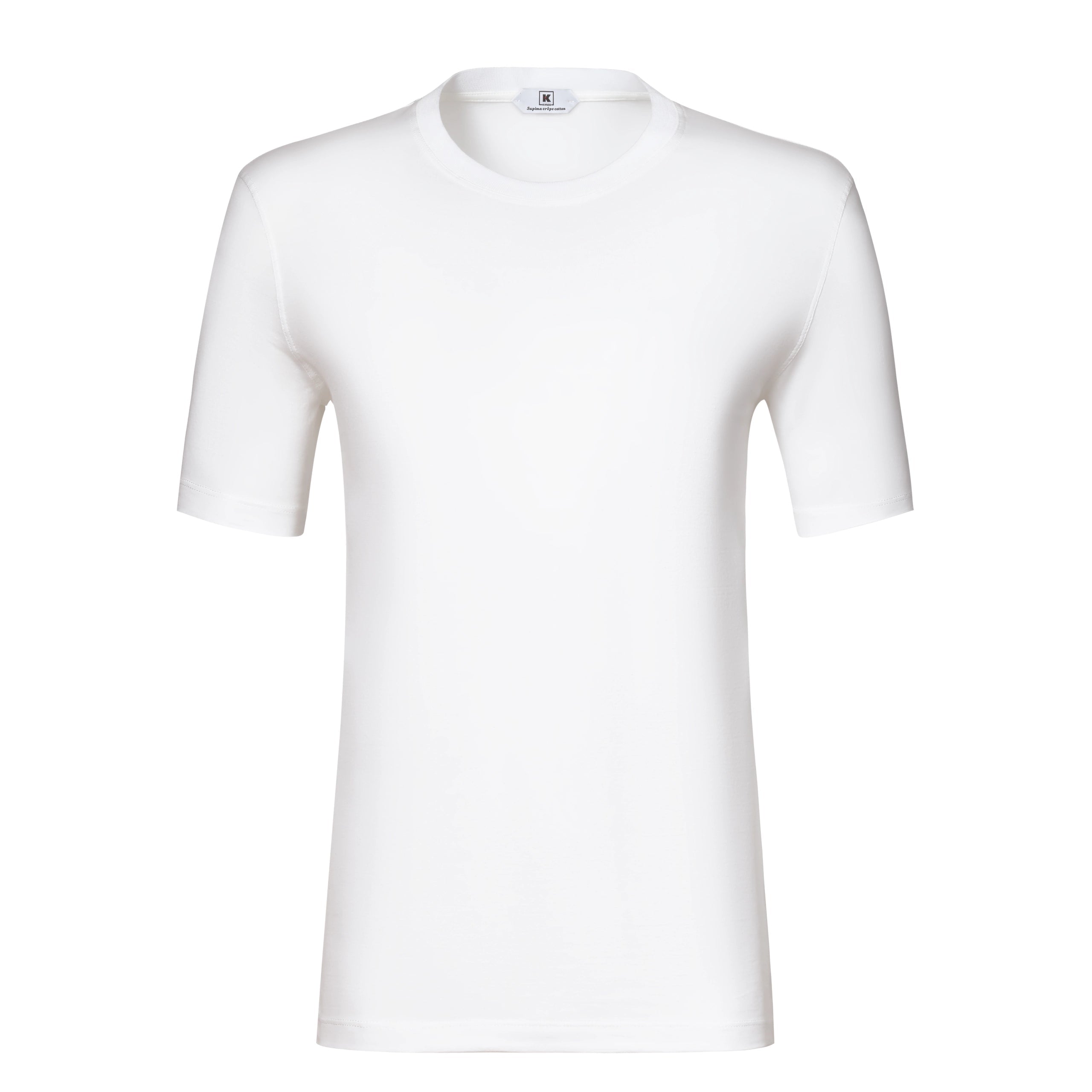 Stretch-Cotton T-Shirt in White